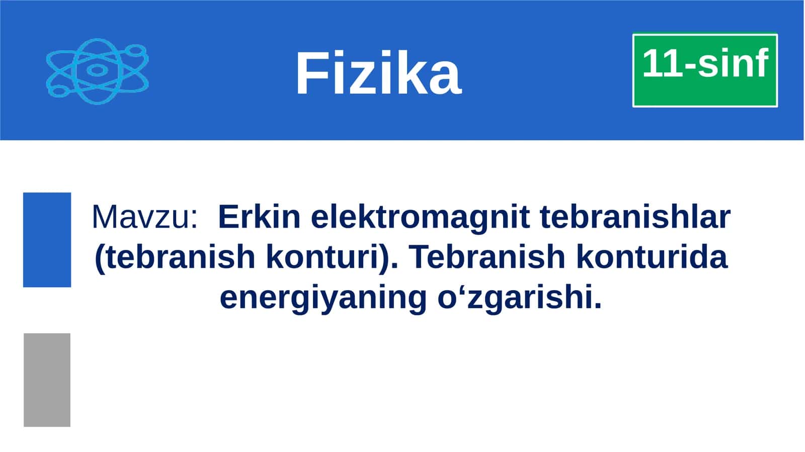 Erkinelektromagnit tebranishlar 1