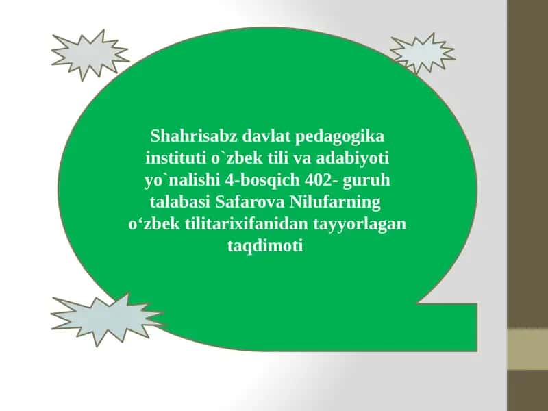 Turkiy manbalarda sonlarning ifodalanishi 1