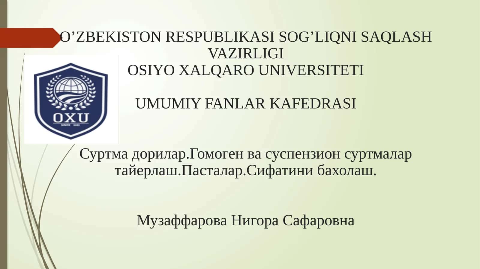 Darslik 1