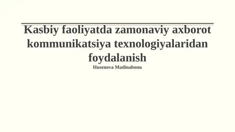 Zamonaviy AKT 1