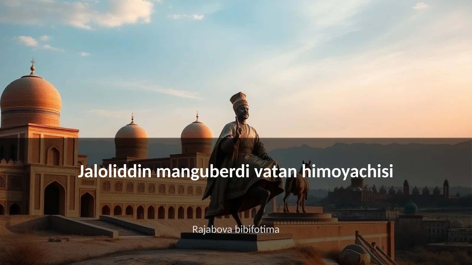 Jaloliddin Manguberdi tarixi 1