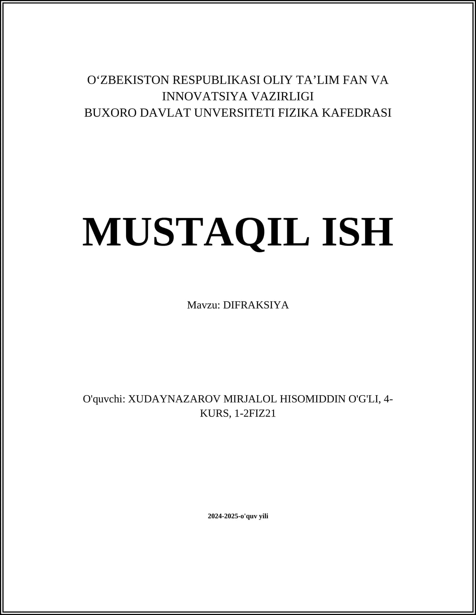 DIFRAKSIYA 1