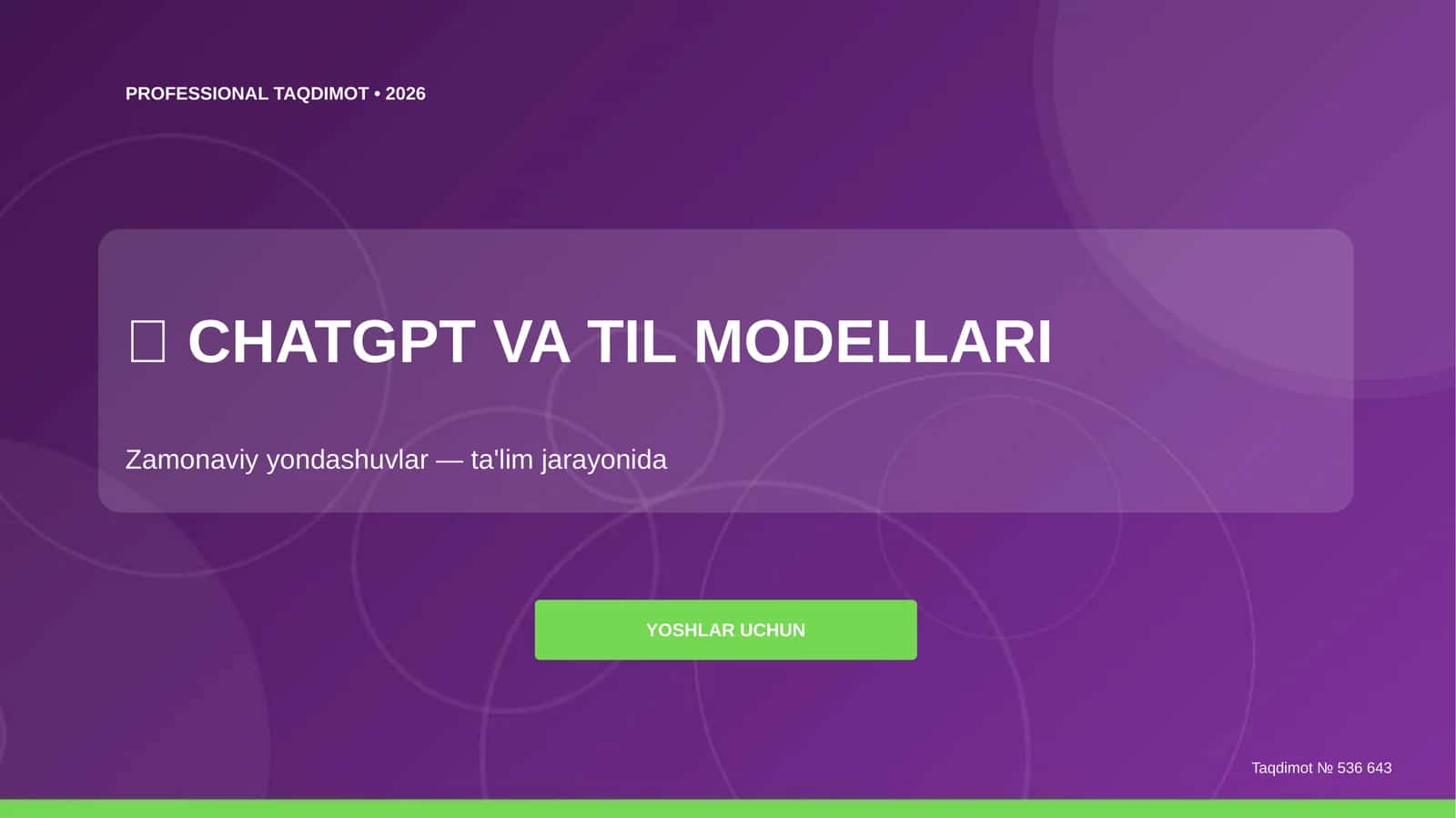 CHATGPT VA TIL MODELLARI 1