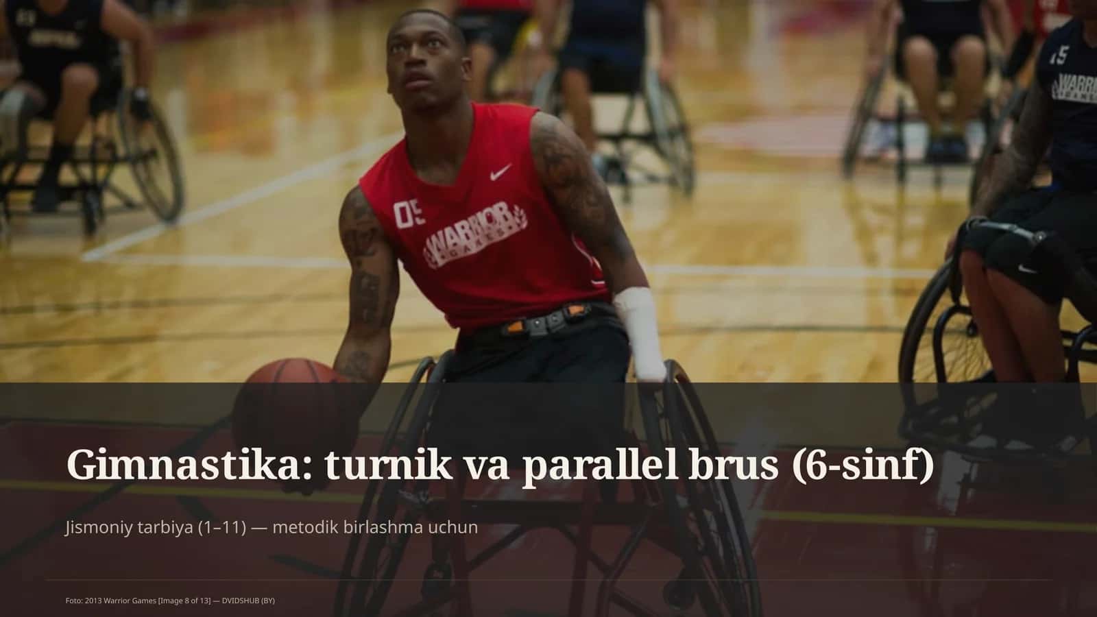 Gimnastika: turnik va parallel brus (6-sinf) 1