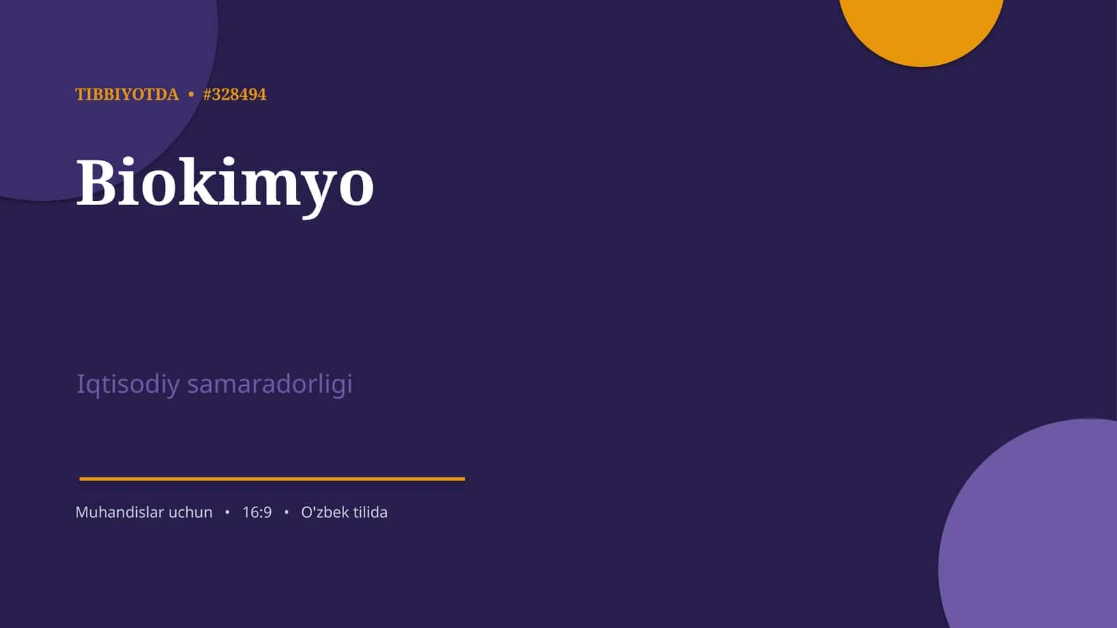Biokimyo 1