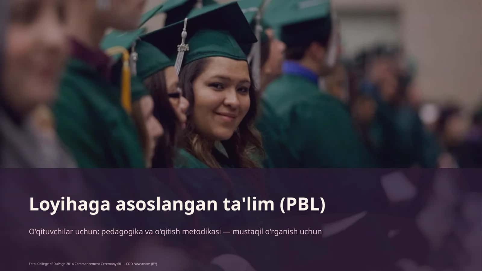 Loyihaga asoslangan ta'lim (PBL) 1