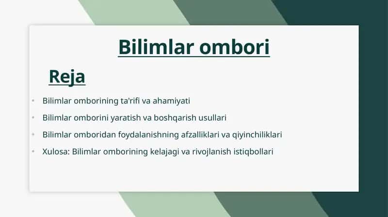 Bilimlar ombori 1