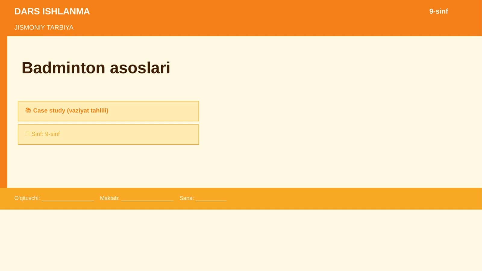 DARS ISHLANMA 1