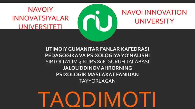 O'zaro Ta'sir Pozitsiyasi 1