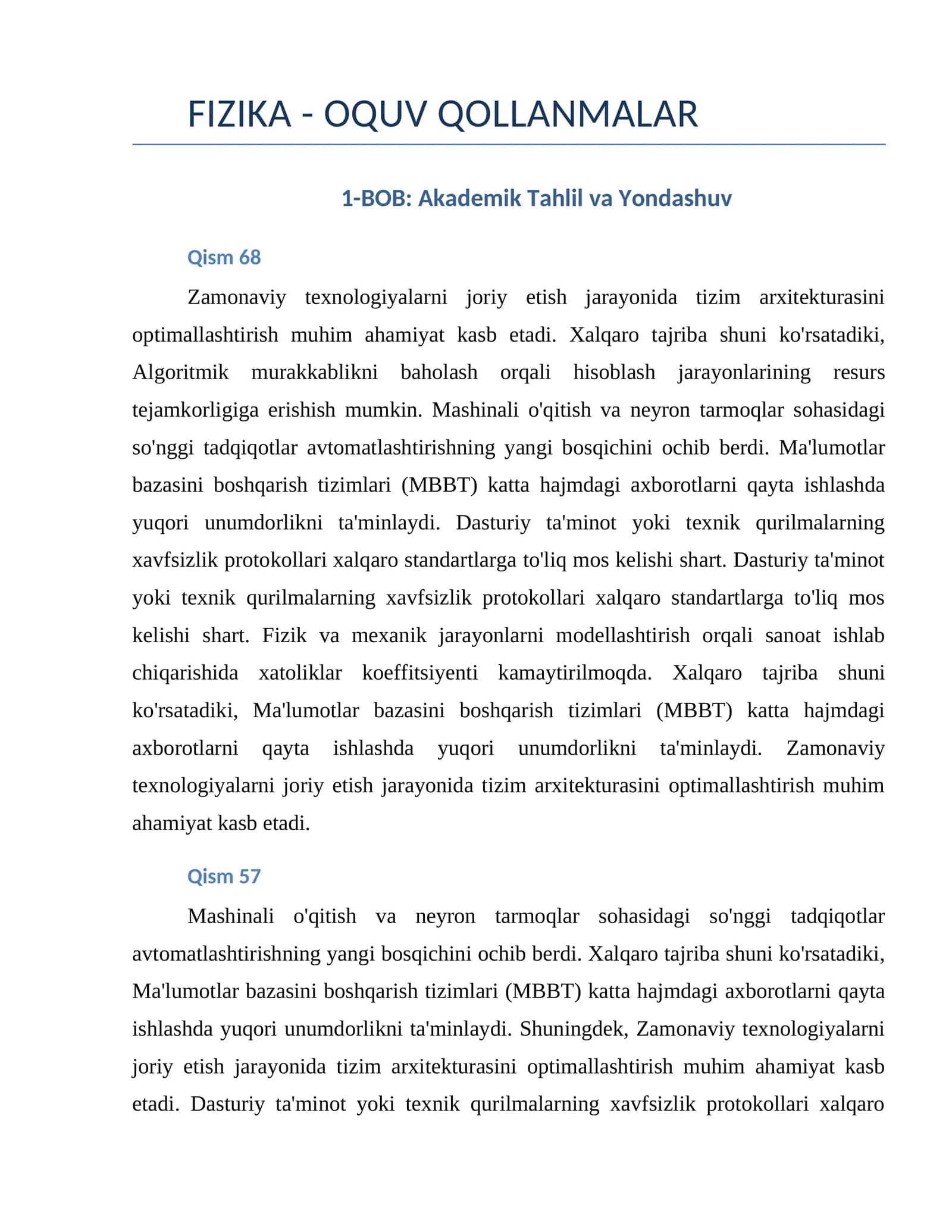 FIZIKA - OQUV QOLLANMALAR 1
