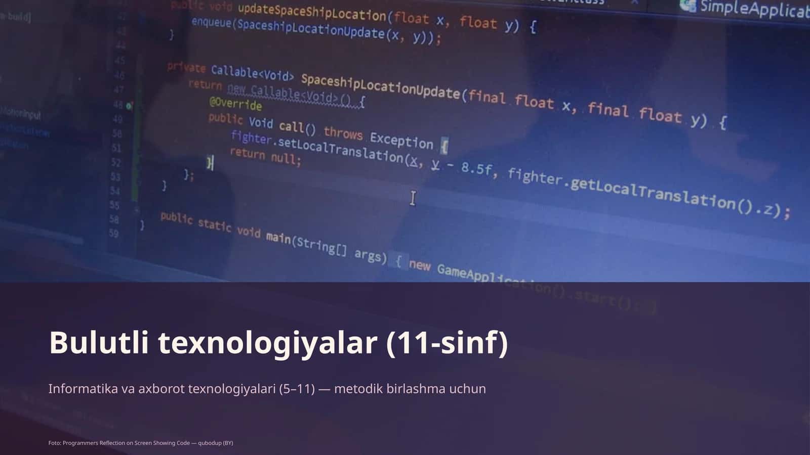 Bulutli texnologiyalar (11-sinf) 1