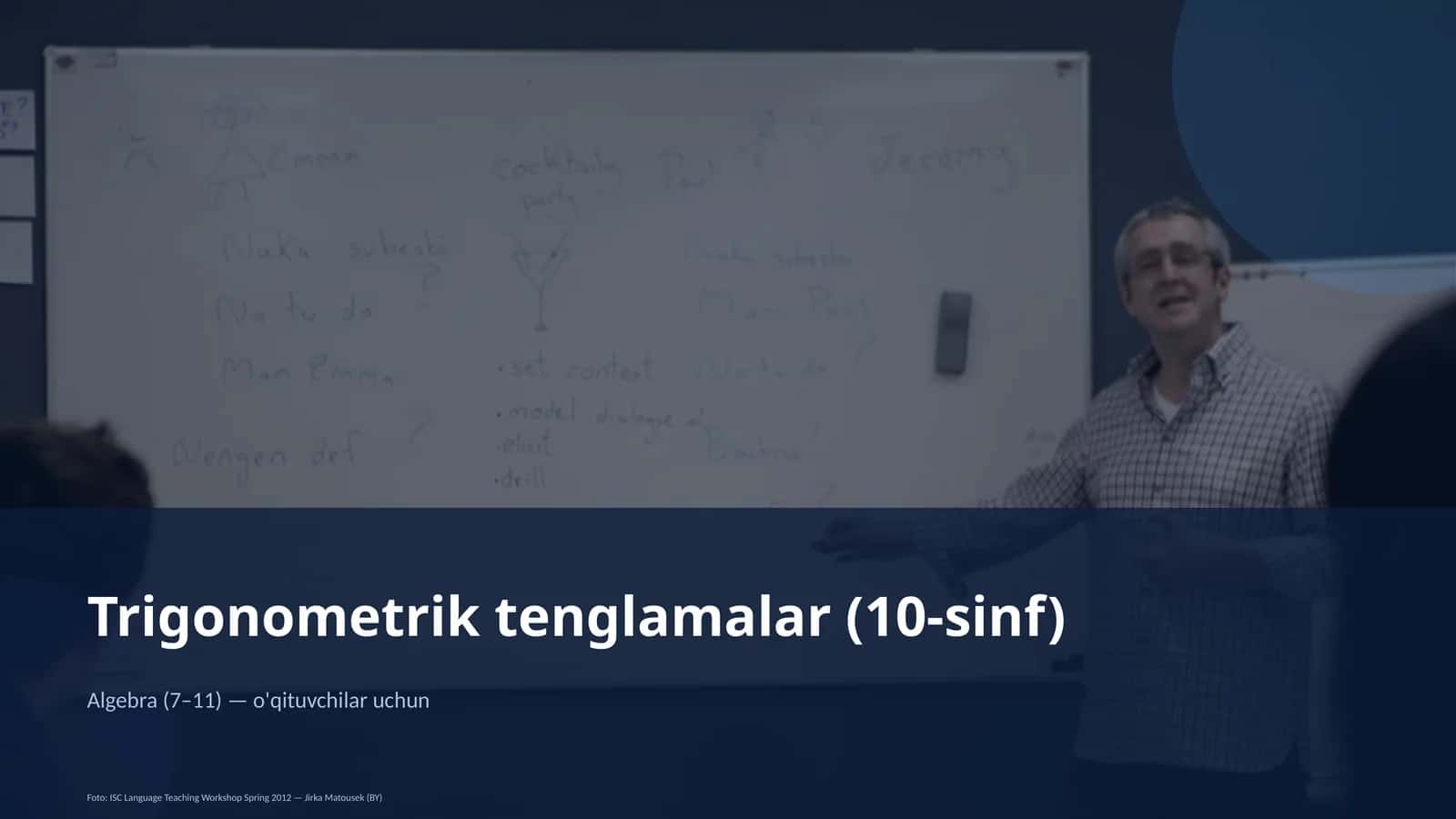 Trigonometrik tenglamalar (10-sinf) 1
