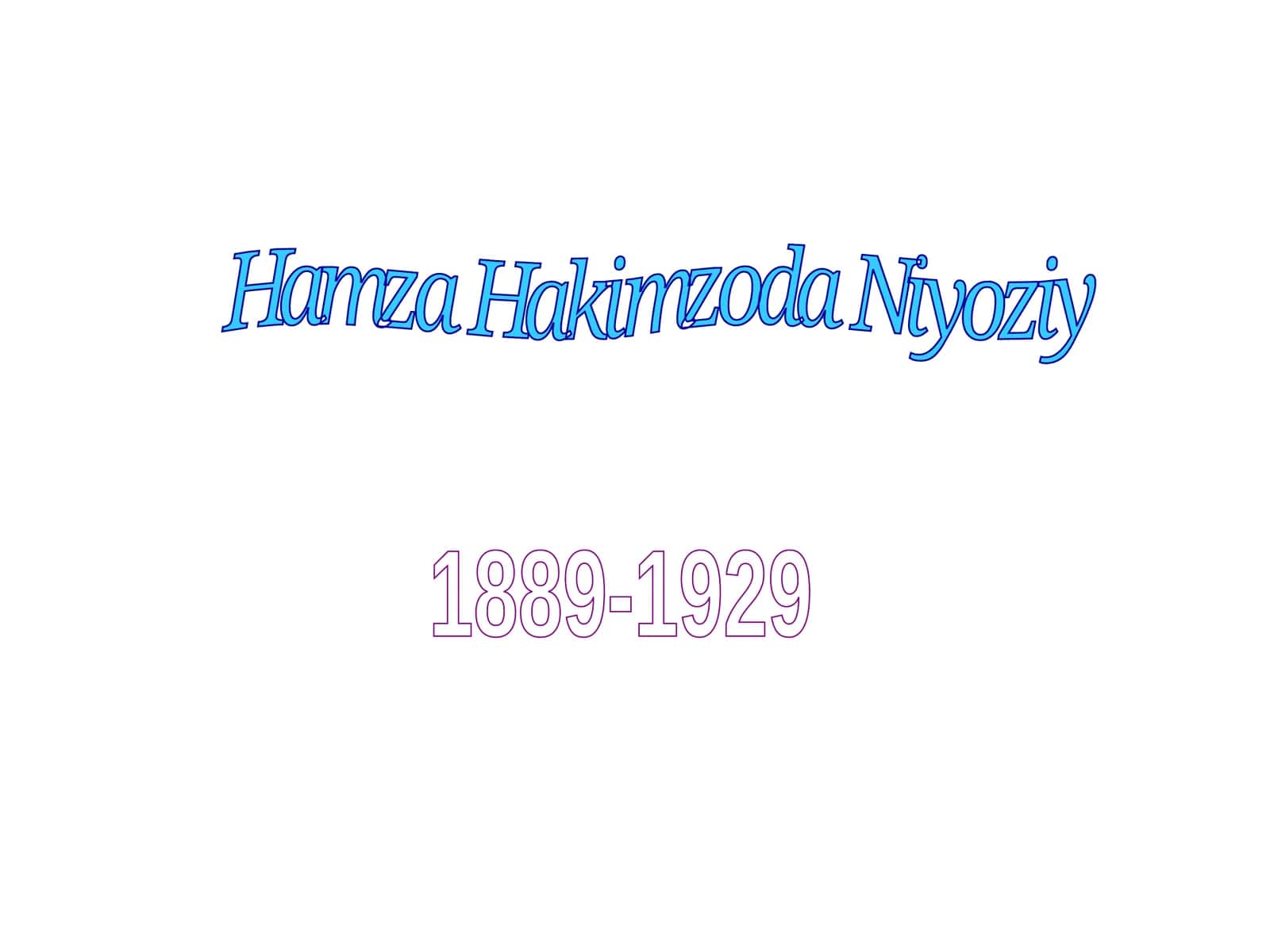 Hamza Hakimzoda Niyoziy 1