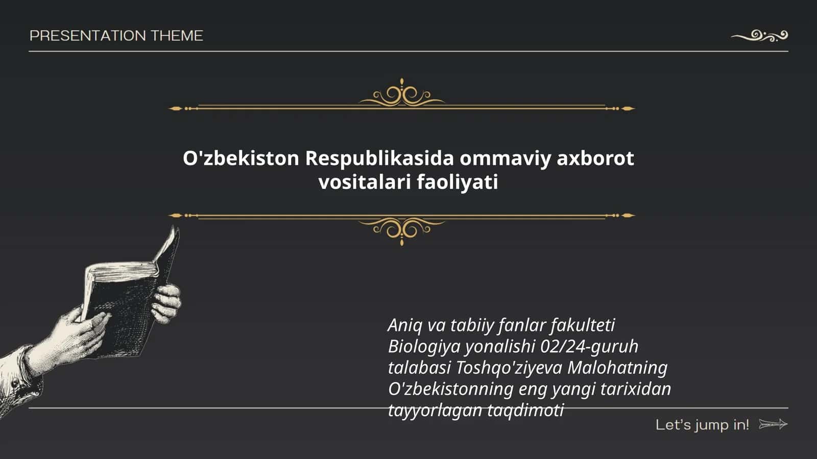 O'zbekistonning eng yangi tarixi 1