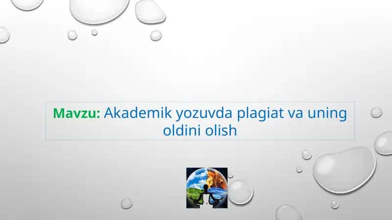 Akademik yozuvda plagiat va uning oldini olish 1