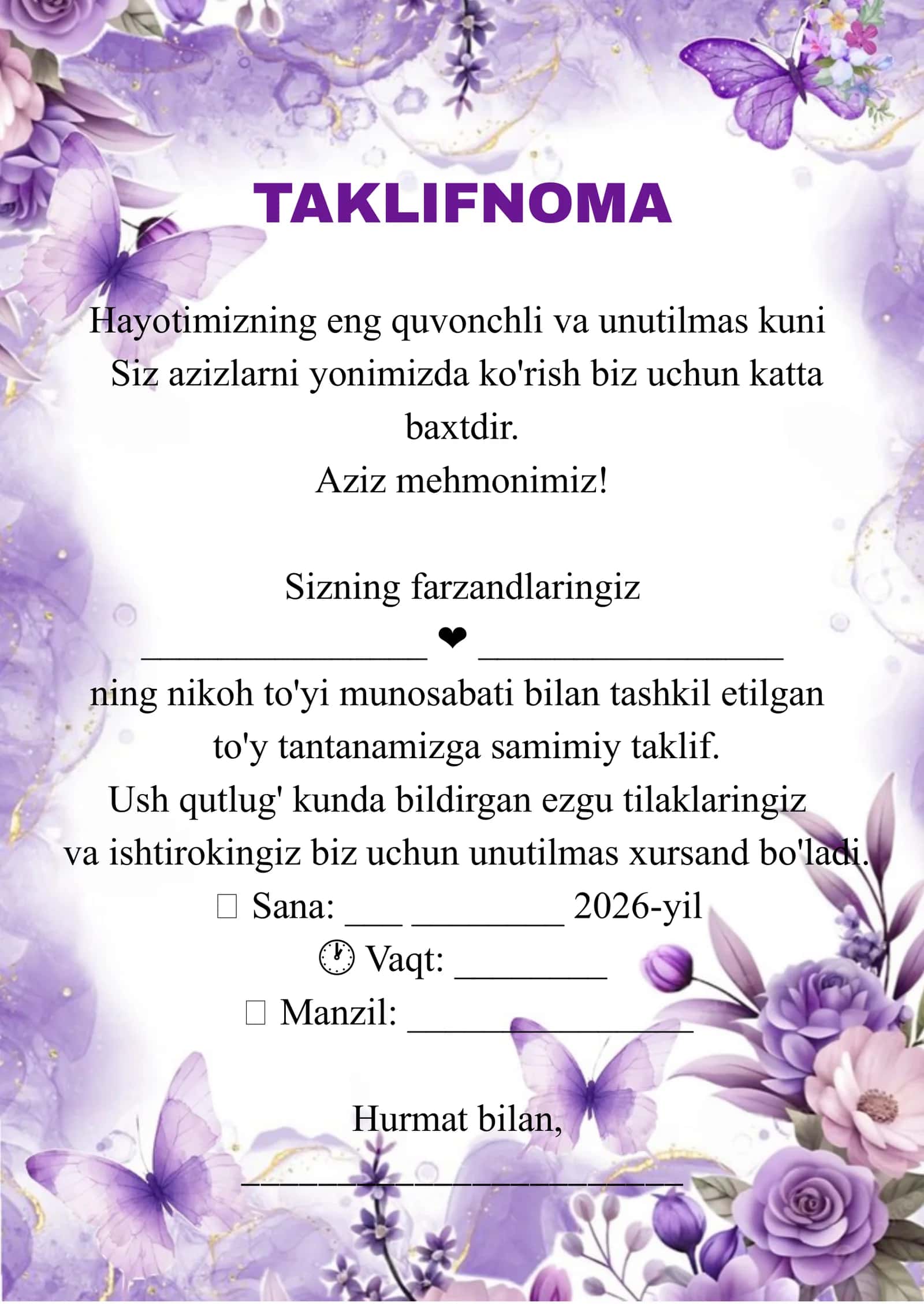 TAKLIFNOMA 1
