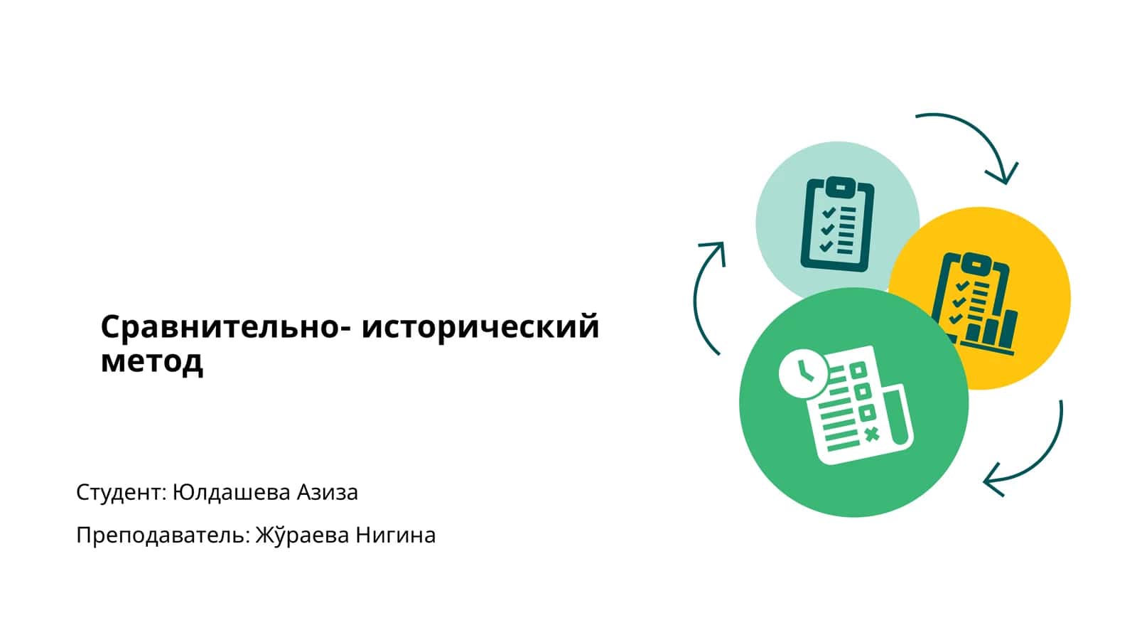 Сравнительно-исторический метод 1