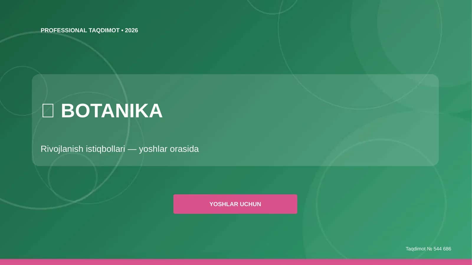 BOTANIKA 1