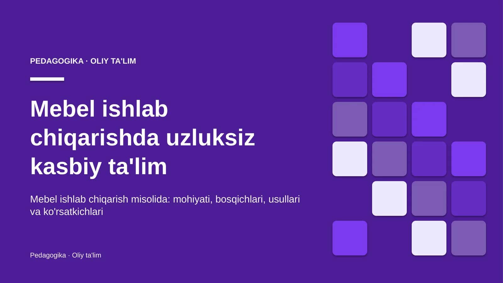 mebel ishlab chiqarishda uzluksiz kasbiy ta'lim 9708 1