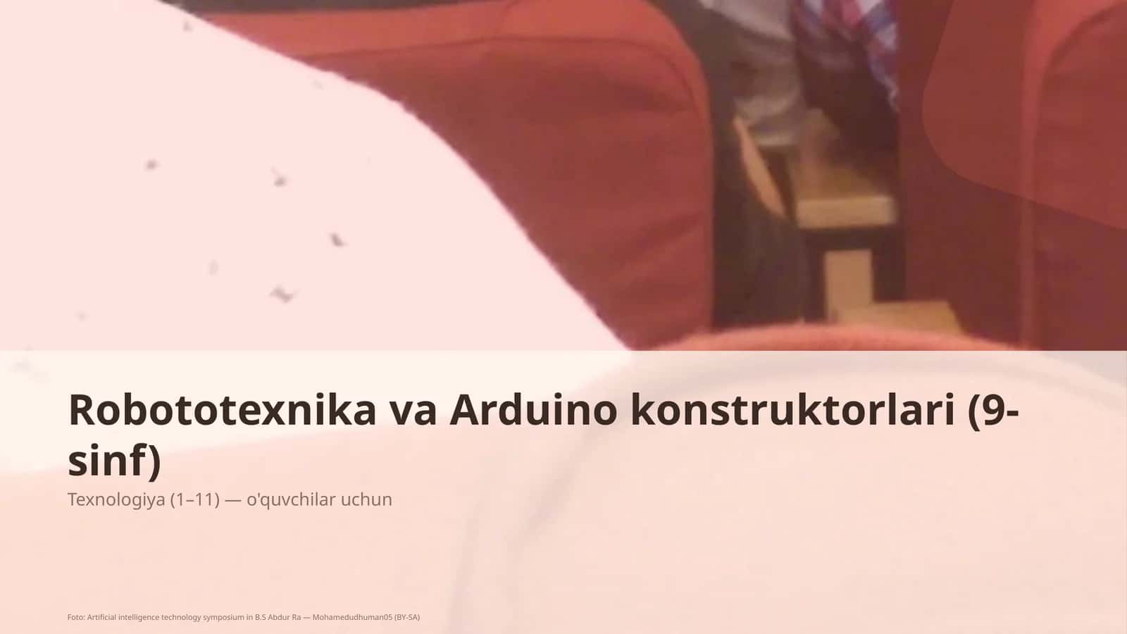 Robototexnika va Arduino konstruktorlari (9-sinf) 1