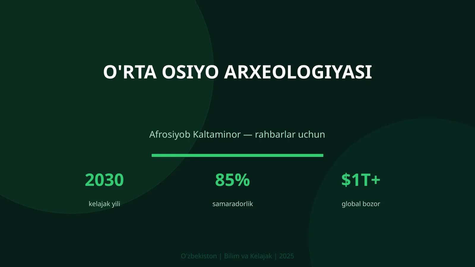O'rta Osiyo arxeologiyasi 1