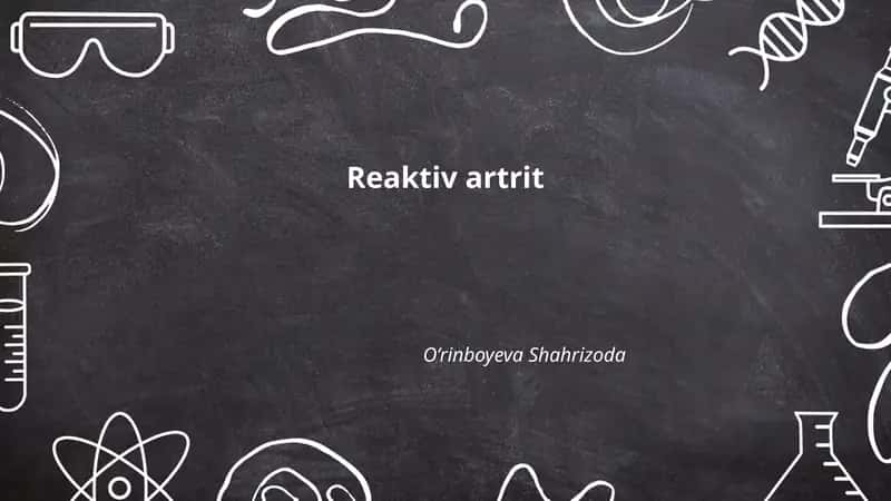 Reaktiv artrit 1