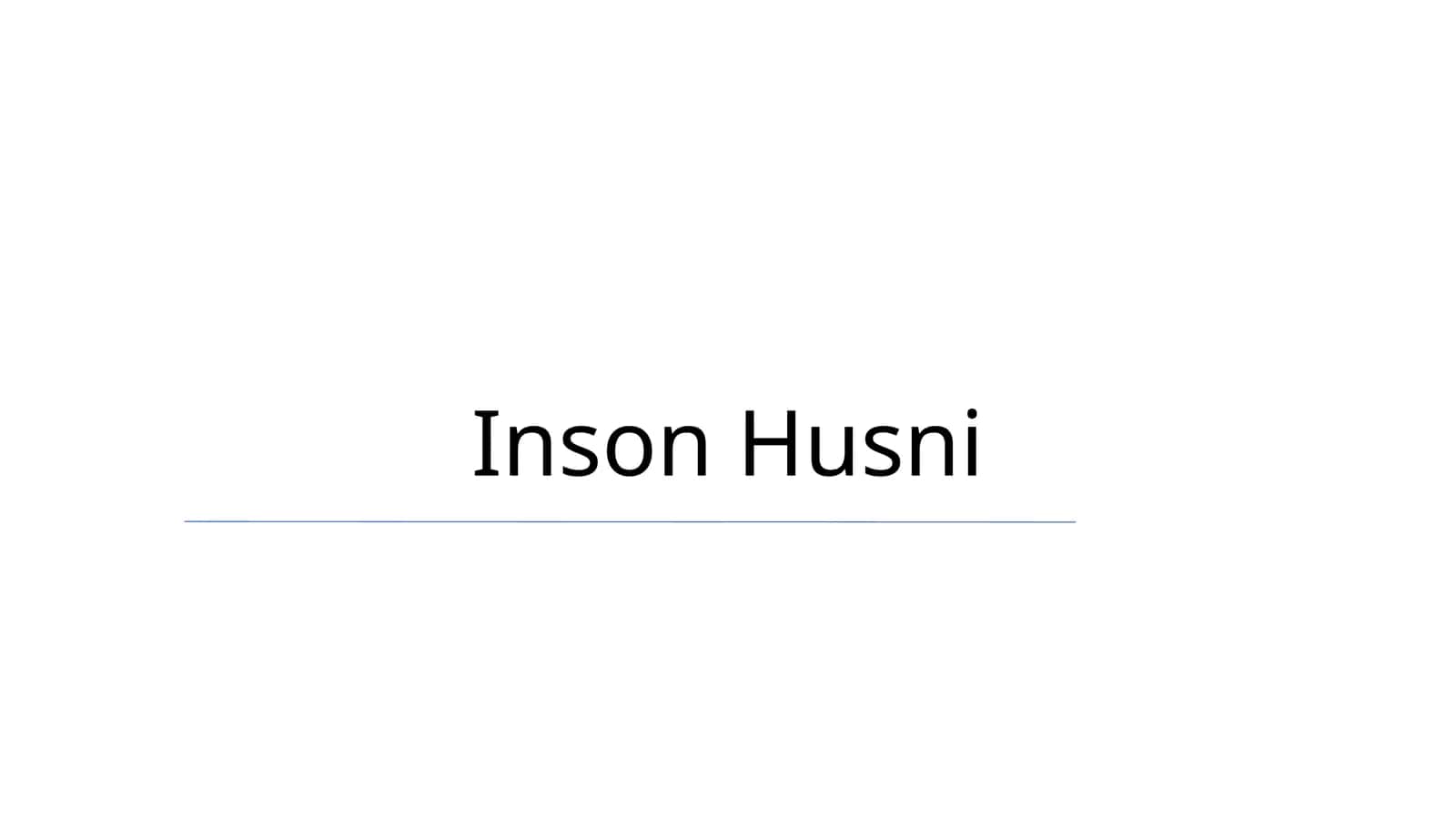 Inson Husni 1