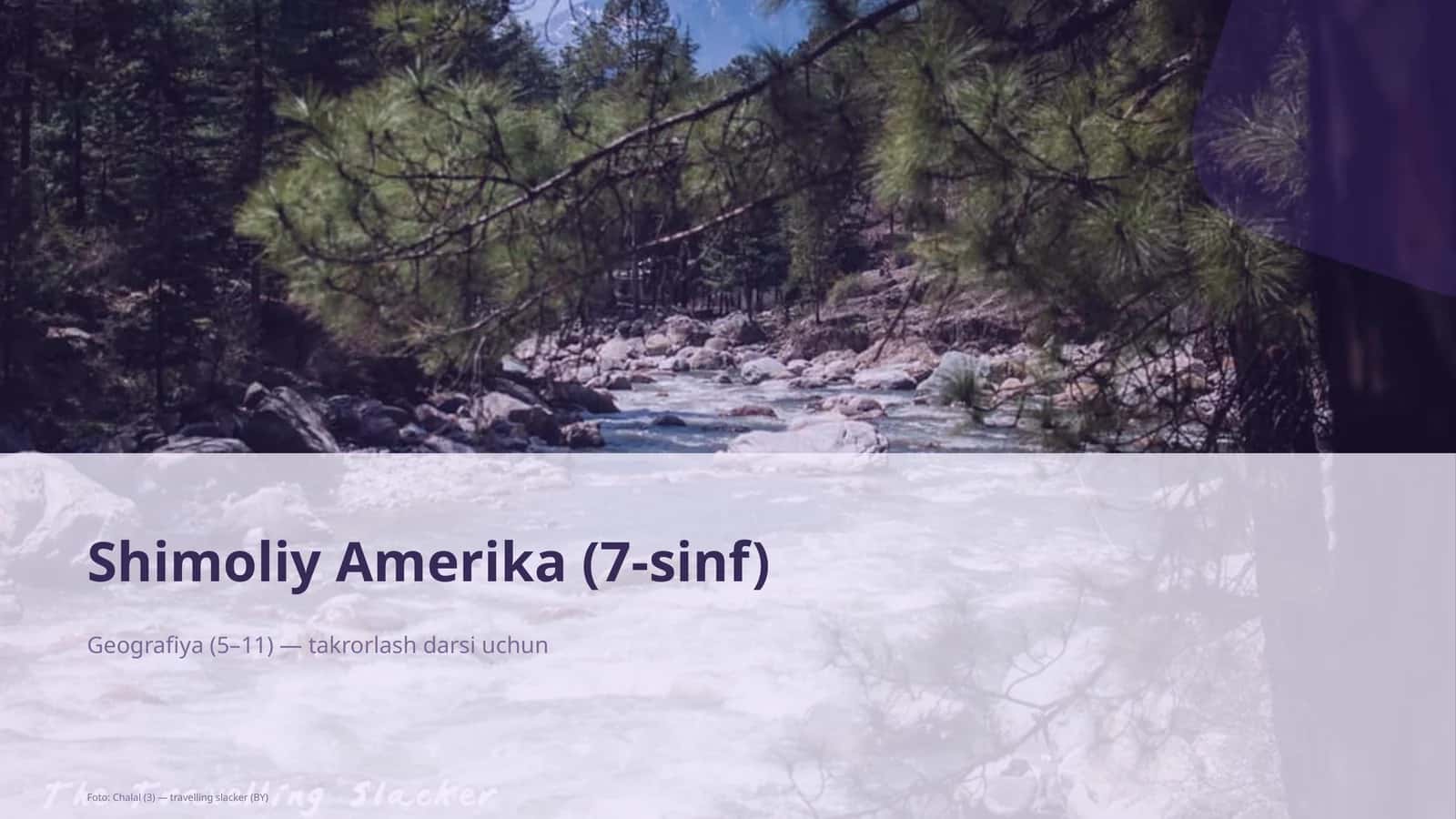Shimoliy Amerika (7-sinf) 1