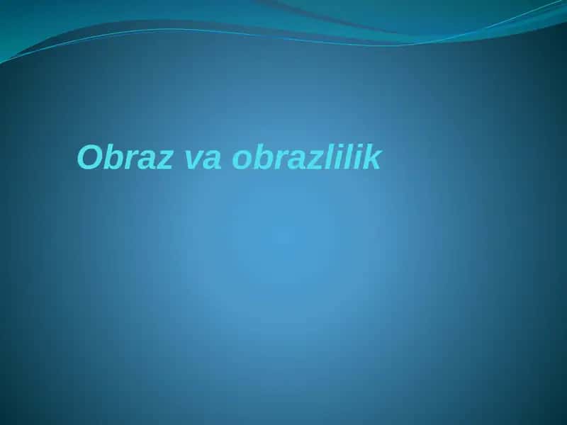 Badiy obraz 1