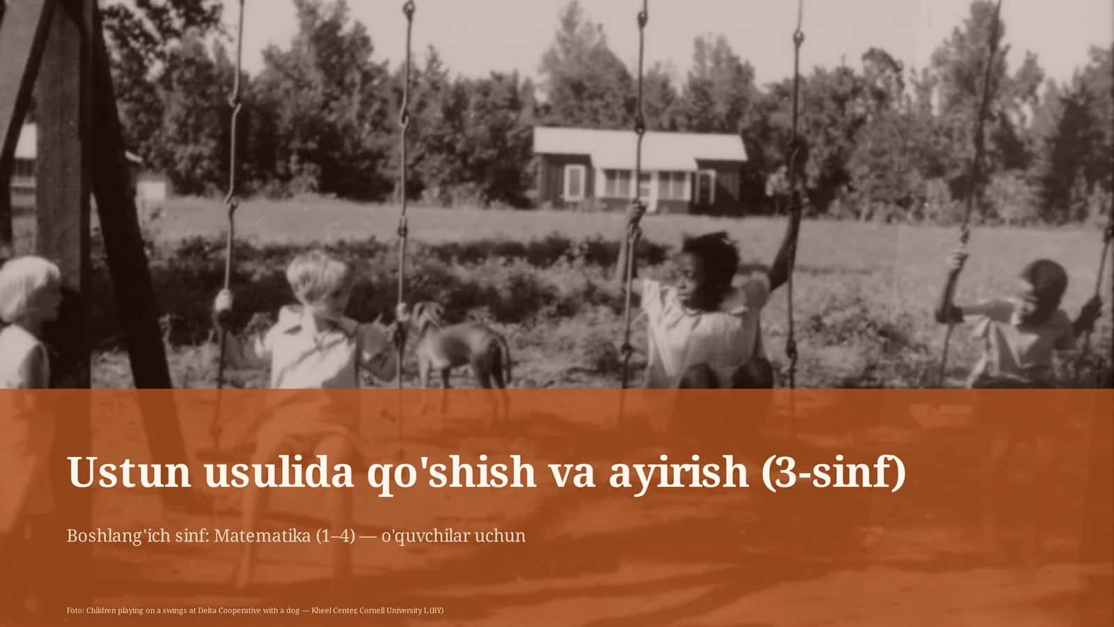 Ustun usulida qo'shish va ayirish (3-sinf) 1