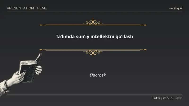 Taʼlimda sunʼiy intellektni qoʻllash 1