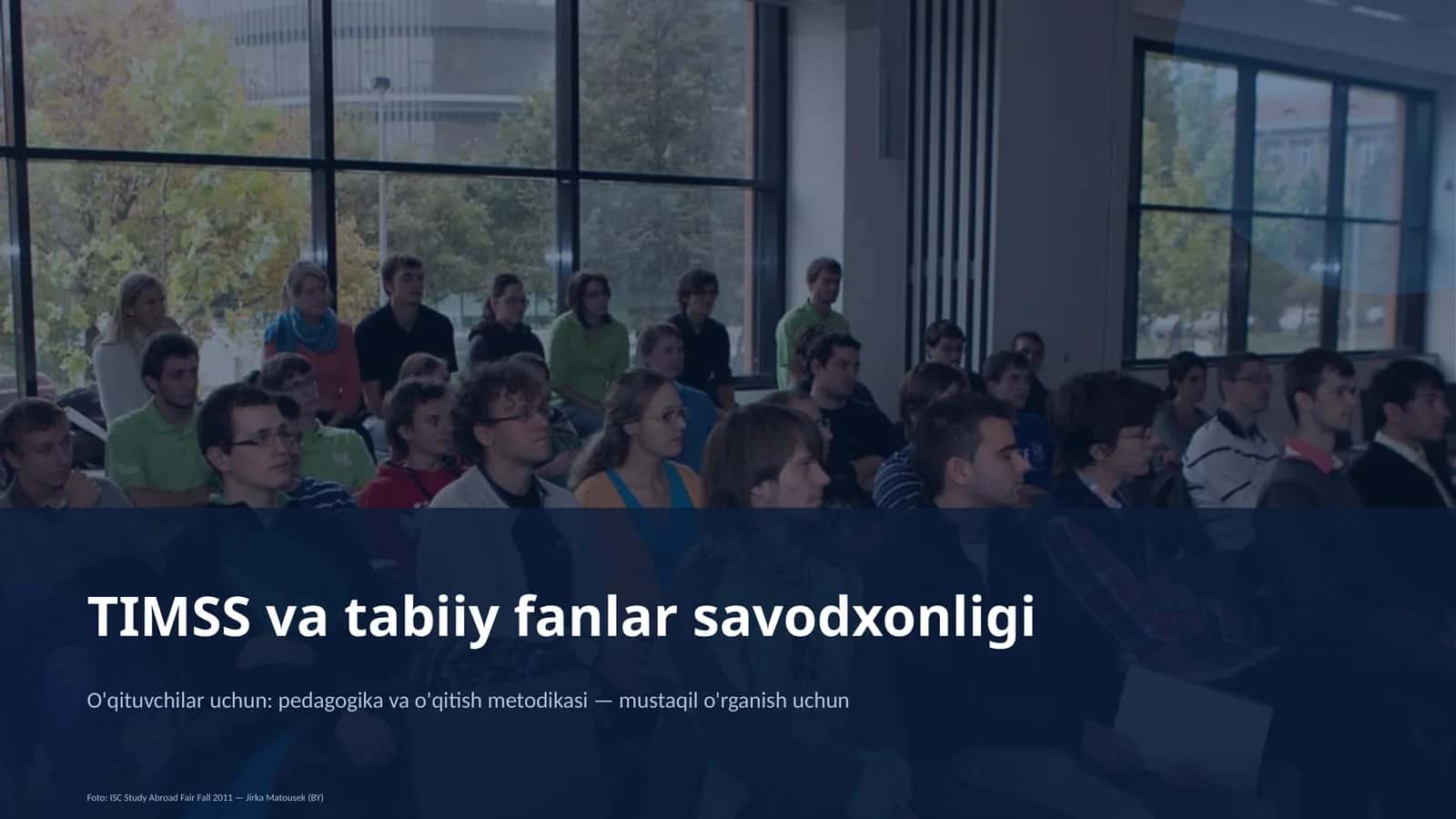 TIMSS va tabiiy fanlar savodxonligi 1