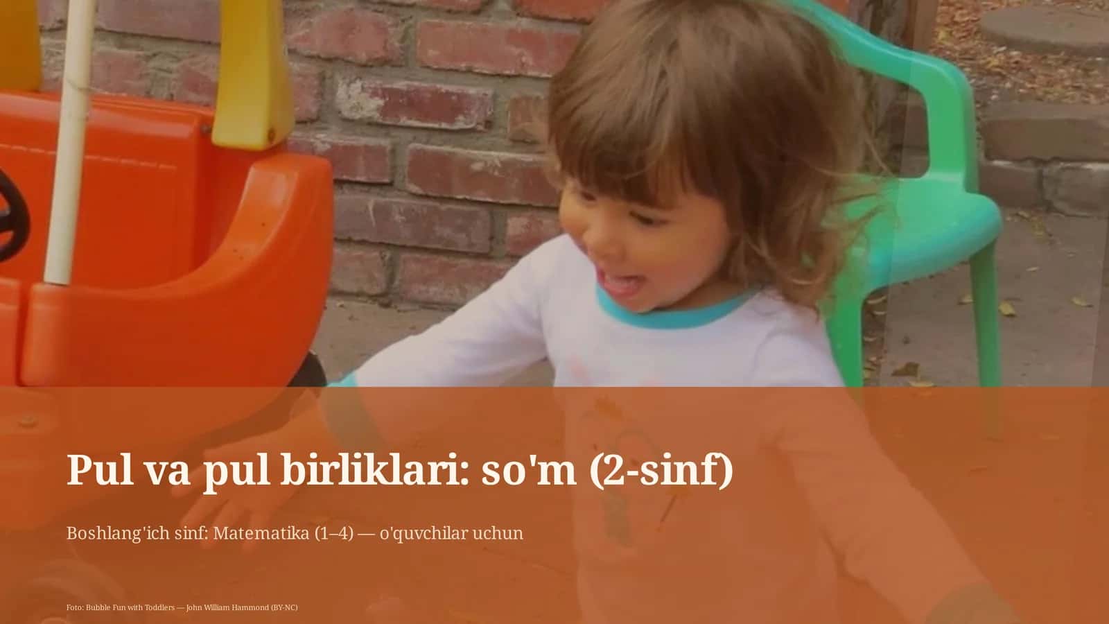 Pul va pul birliklari: so'm (2-sinf) 1