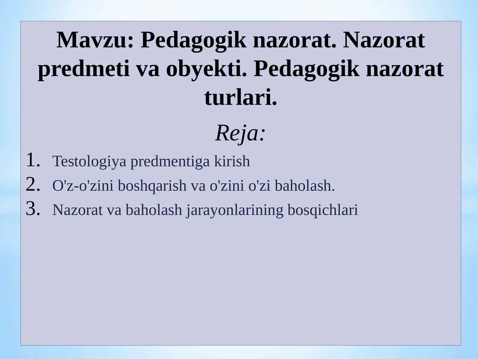 Pedagogiknazorat 1