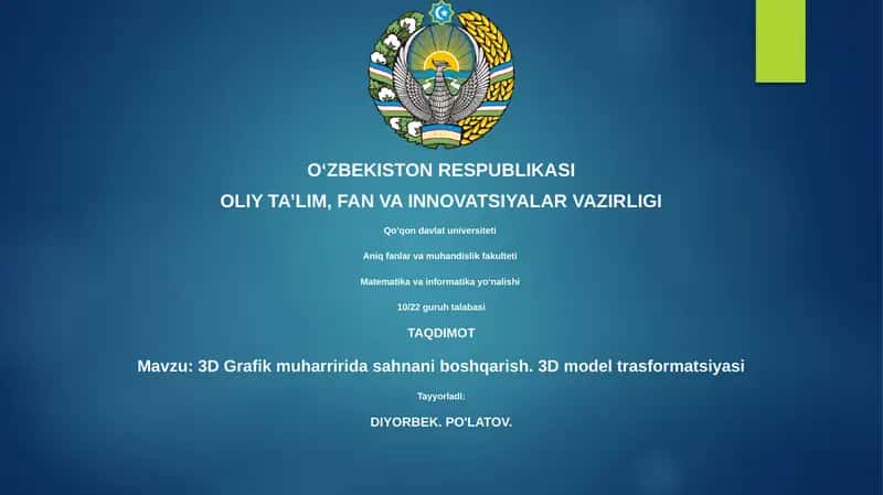 3D Grafik muharriri 1