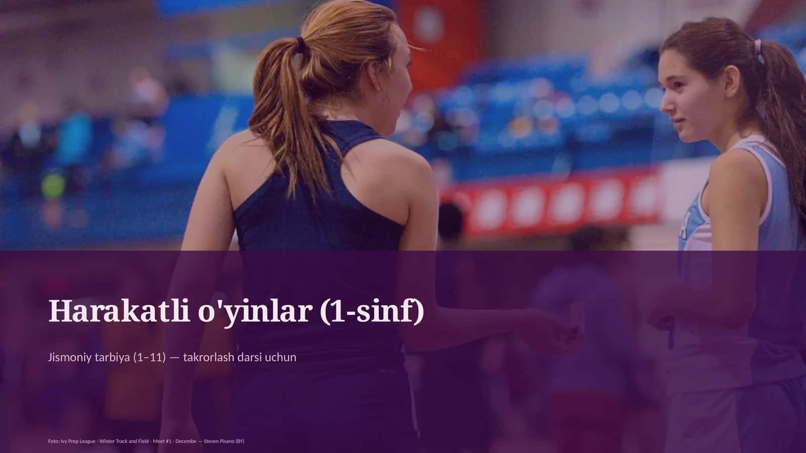 Harakatli o'yinlar (1-sinf) 1