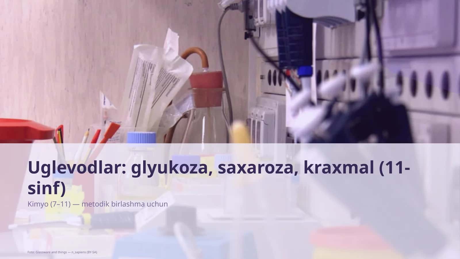 Uglevodlar: glyukoza, saxaroza, kraxmal (11-sinf) 1