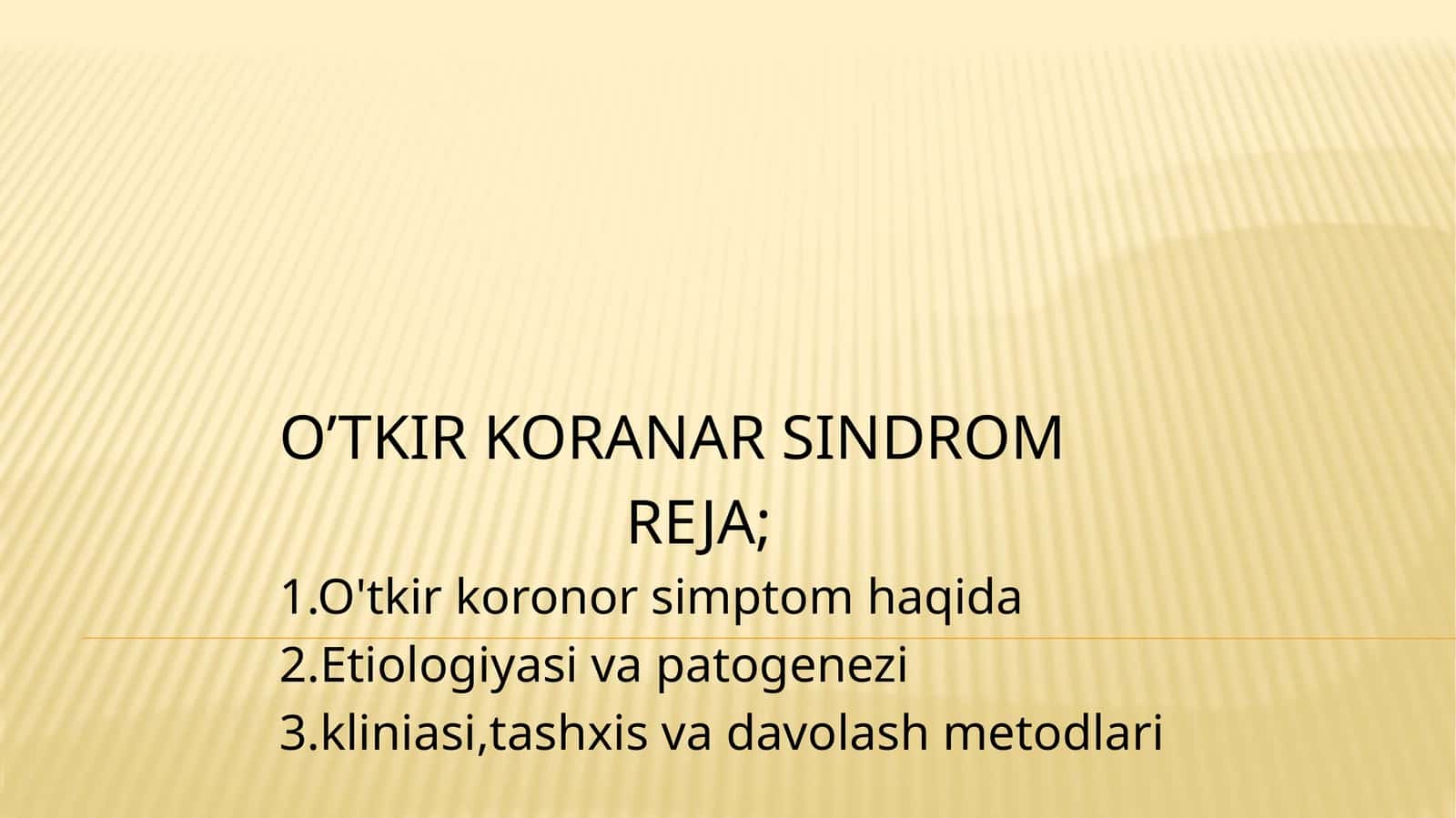 O’TKIR KORONAR SINDROM 1