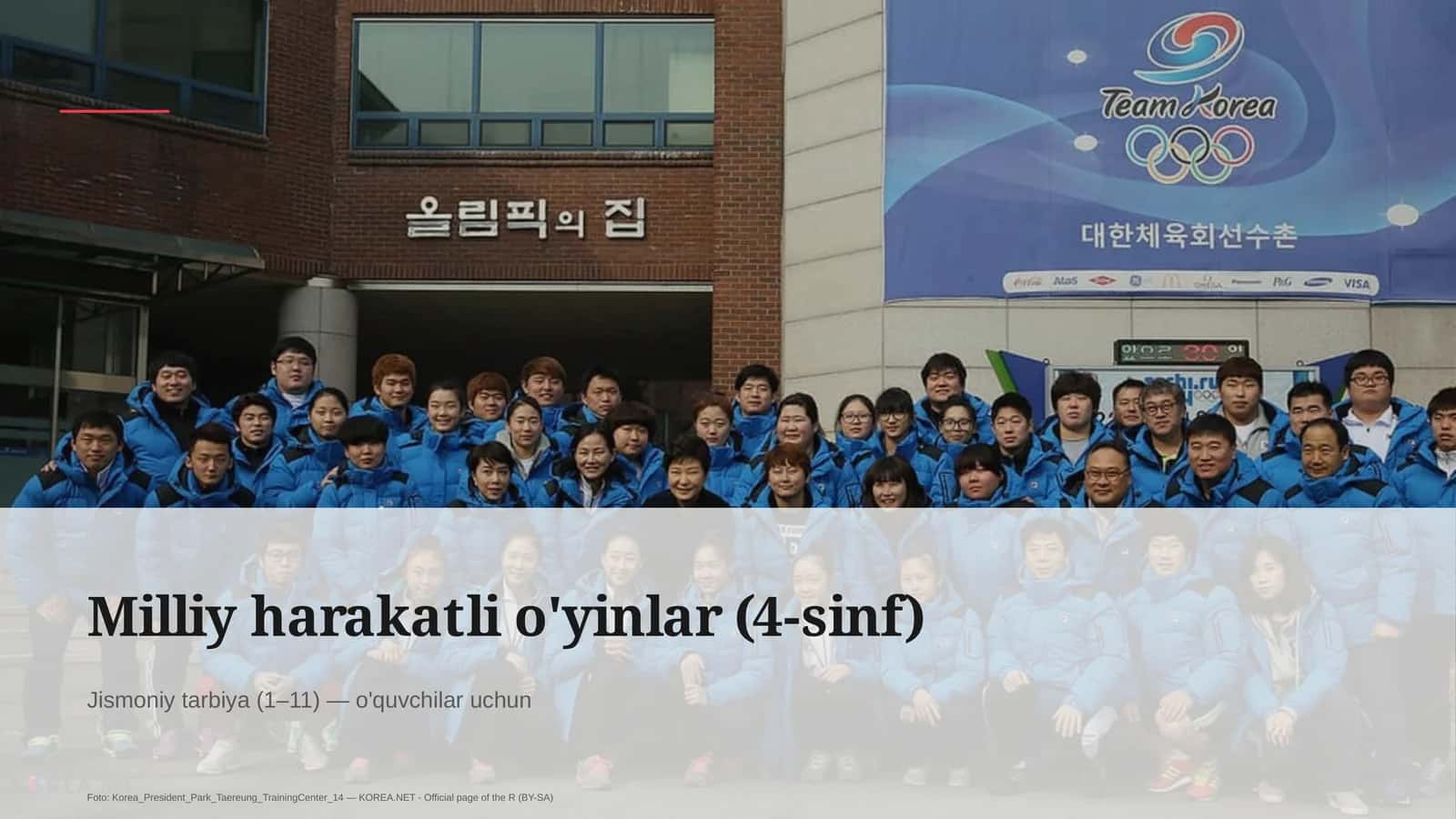 Milliy harakatli o'yinlar (4-sinf) 1