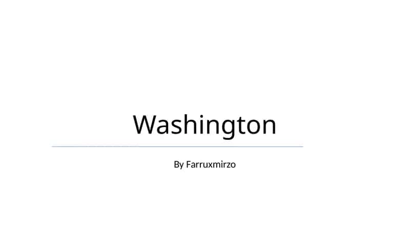 Washington 1