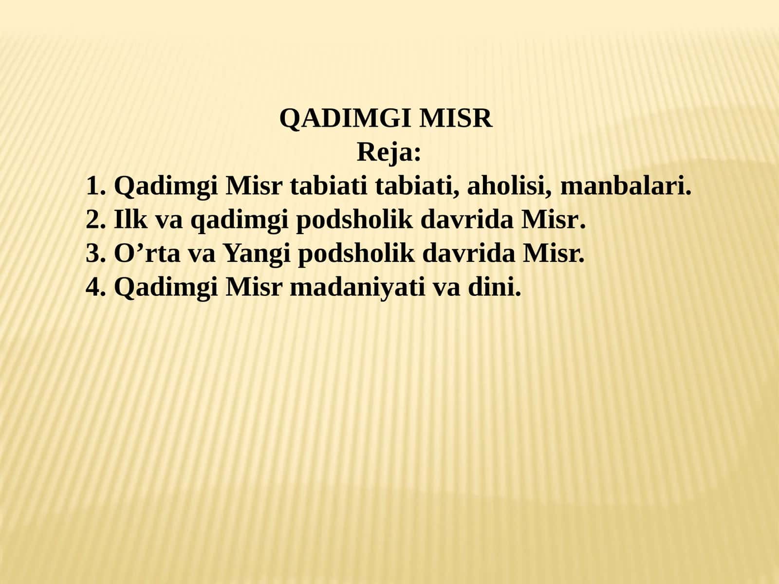 QADIMGI MISR 1