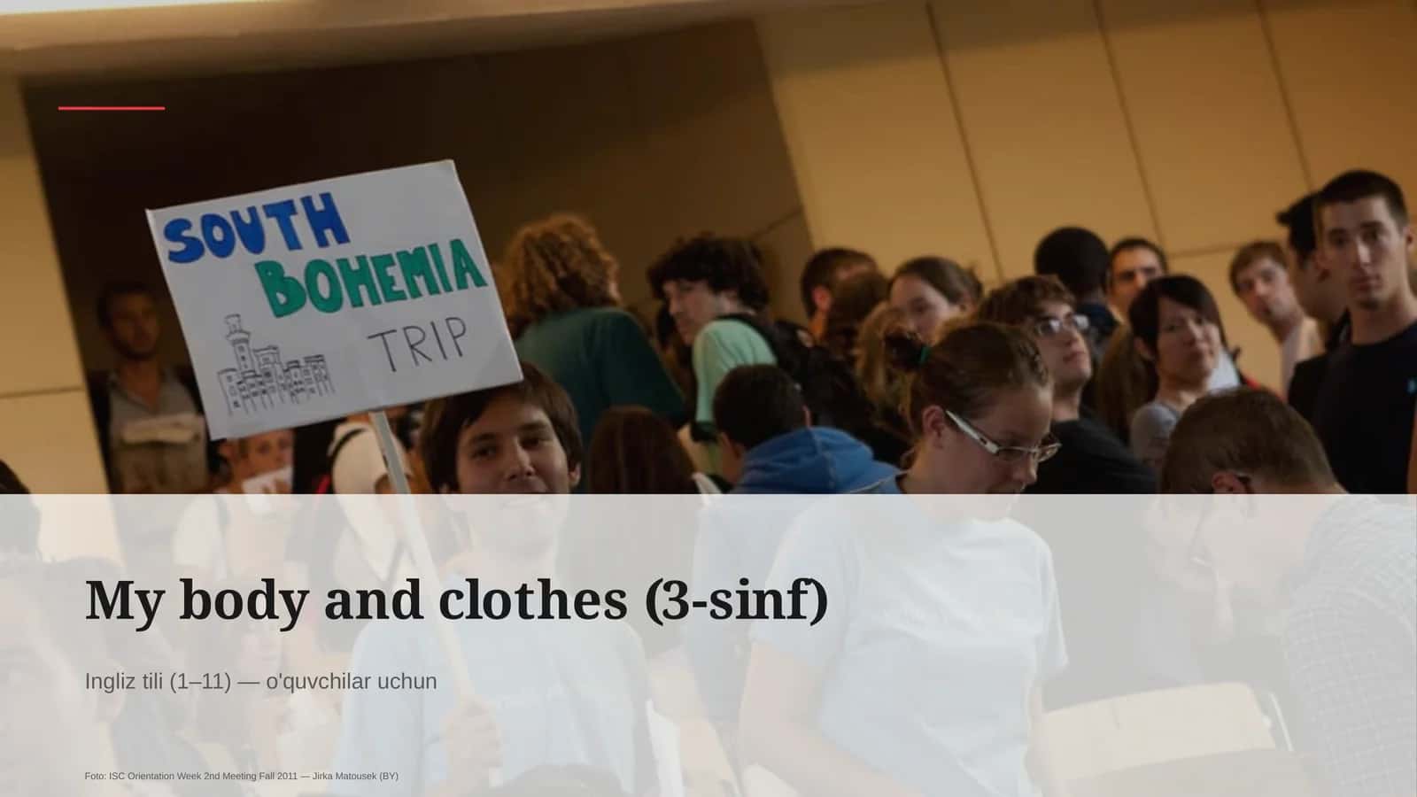 My body and clothes (3-sinf) 1