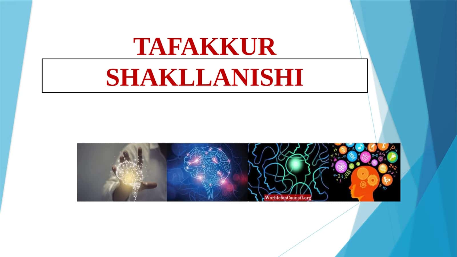 TAFAKKUR SHAKLLANISHI 1