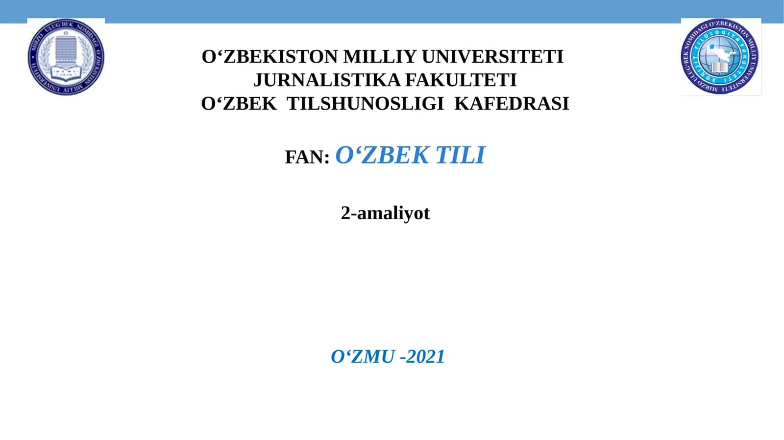 O‘ZBEKTILI 1