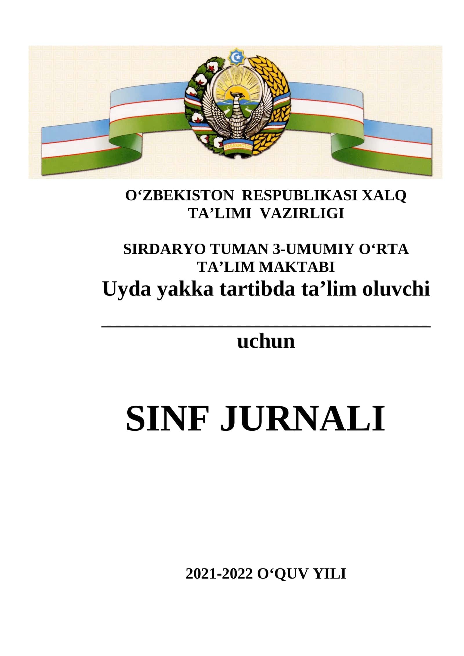 UY TA'LIMI JURNALI 1
