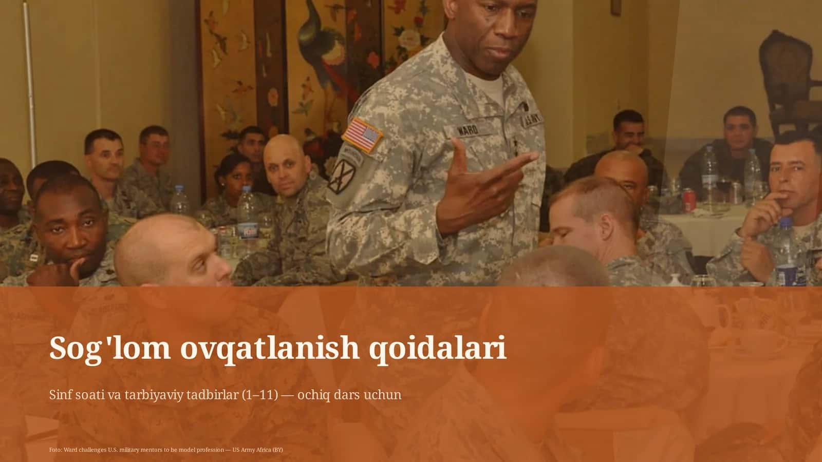 Sog'lom ovqatlanish qoidalari 1