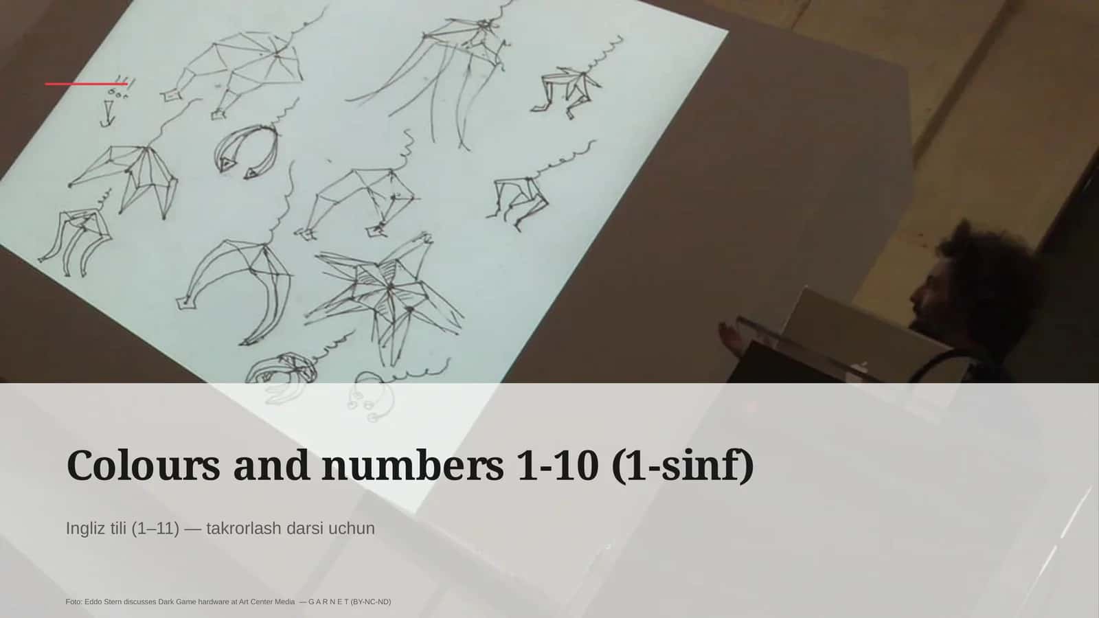 Colours and numbers 1-10 (1-sinf) 1