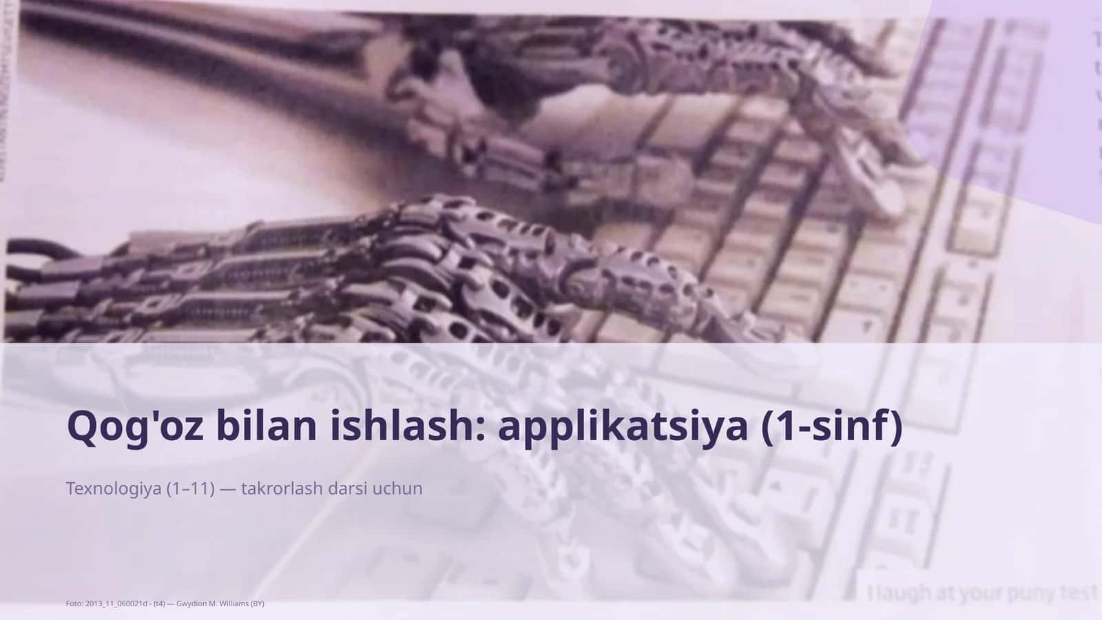 Qog'oz bilan ishlash: applikatsiya (1-sinf) 1