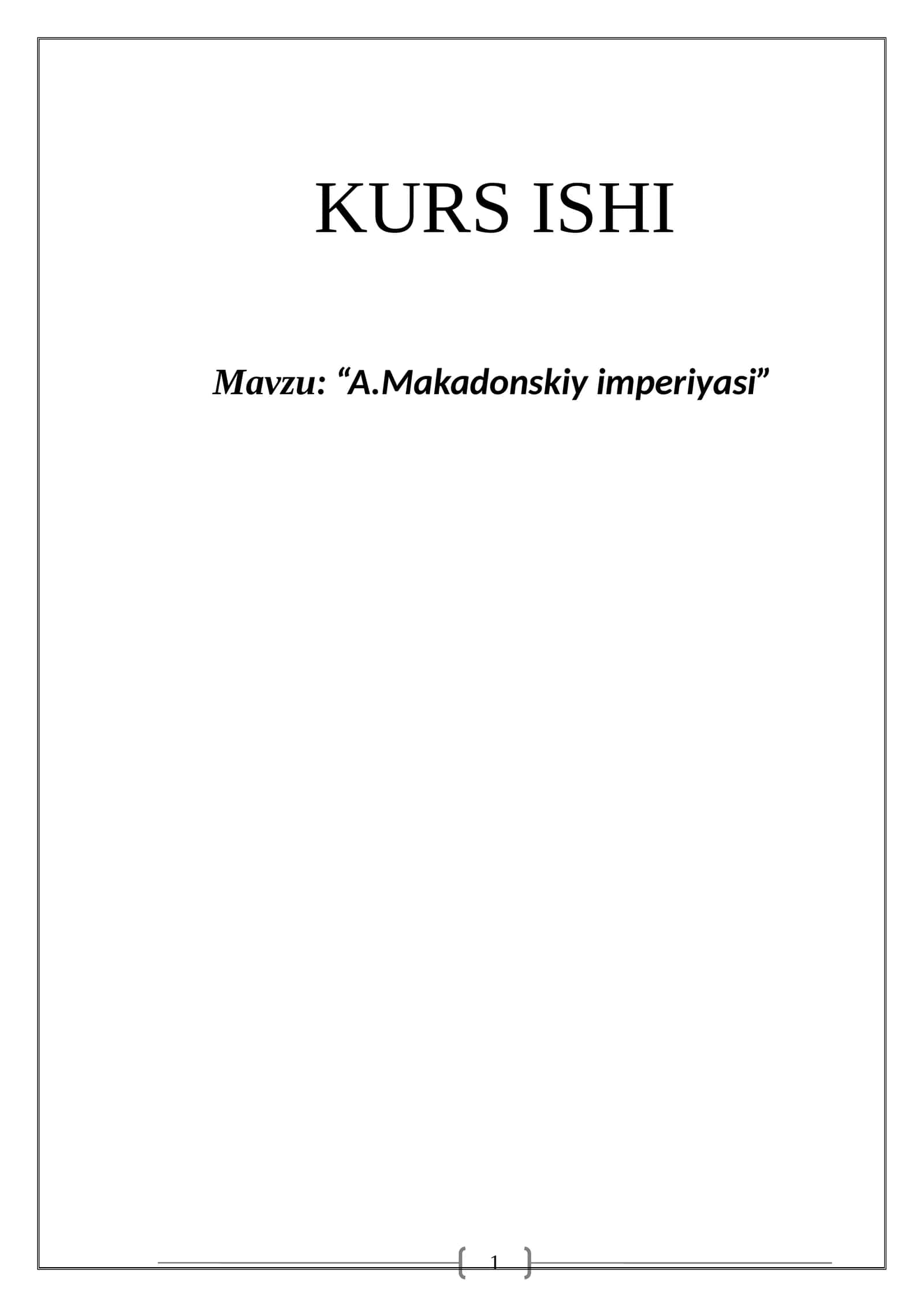 A.Makadonskiy imperiyasi 1