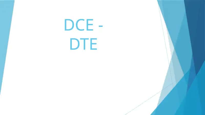 Ma'lumotuzatish uskunasi (DCE) -DTE 1